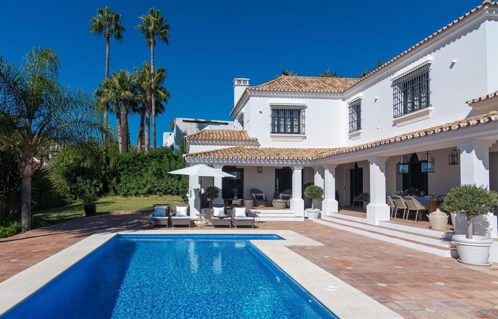 Luxury Villa In Marbella Golden Mile Экстерьер фото